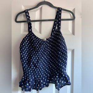 Crop tank with brushing throughout the top